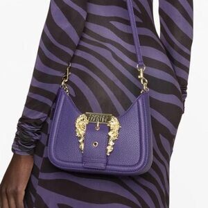 Versace Jeans Couture Purple Shoulder Bag